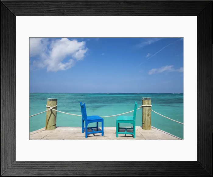 Framed Print : Caribbean, Bahamas, Providence Island, Pier Framed Print : Caribbean, Bahamas, Providence Island, Pier