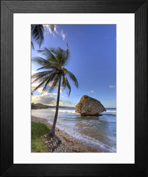 Framed Print : Caribbean, Barbados, Bathsheba bay
