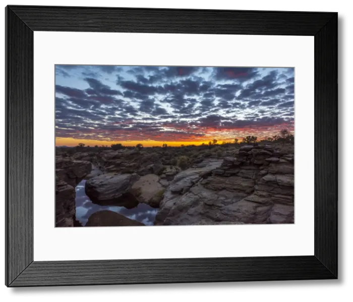 Framed Print : Africa, Namibia, Windhoek area. Sunrise at the Canyon of Naankuse Farm Framed Print : Africa, Namibia, Windhoek area. Sunrise at the Canyon of Naankuse Farm