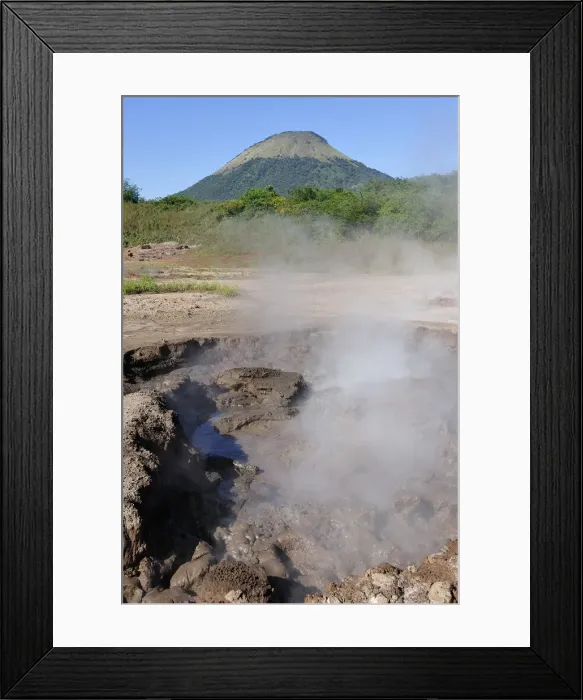 Framed Print : Los Hervideros de San Jacinto, Volcan Telica, Nicaragua, Central America Framed Print : Los Hervideros de San Jacinto, Volcan Telica, Nicaragua, Central America