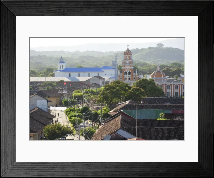 Framed Print : Colonial City of Granada, Nicaragua, Central America Framed Print : Colonial City of Granada, Nicaragua, Central America