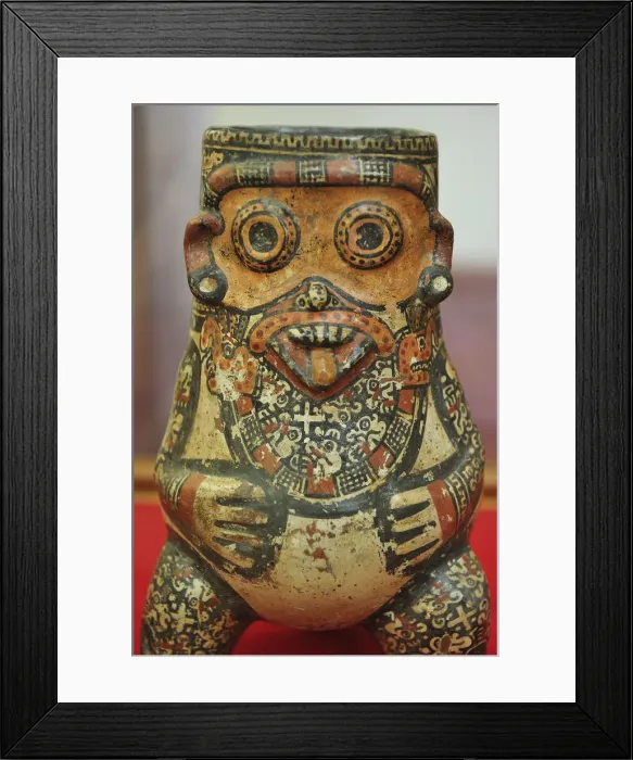 Framed Print : Clay Pot in Museum, Cloister San Francisco, Granada, Nicaragua, Central America Framed Print : Clay Pot in Museum, Cloister San Francisco, Granada, Nicaragua, Central America
