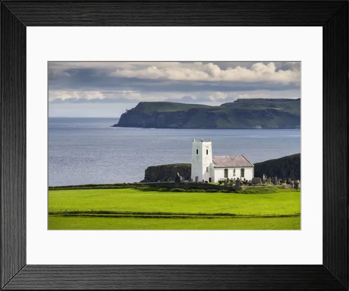 Framed Print : Ballintoy Church, Co. Antrim, Northern Ireland Framed Print : Ballintoy Church, Co. Antrim, Northern Ireland