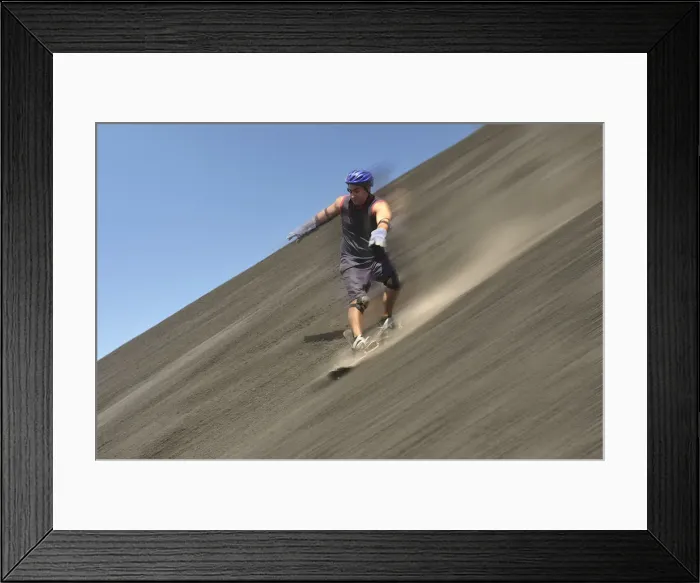 Framed Print : Volcano boarding at Volcan Cerro Negro, Leon, Nicaragua, Central America Framed Print : Volcano boarding at Volcan Cerro Negro, Leon, Nicaragua, Central America