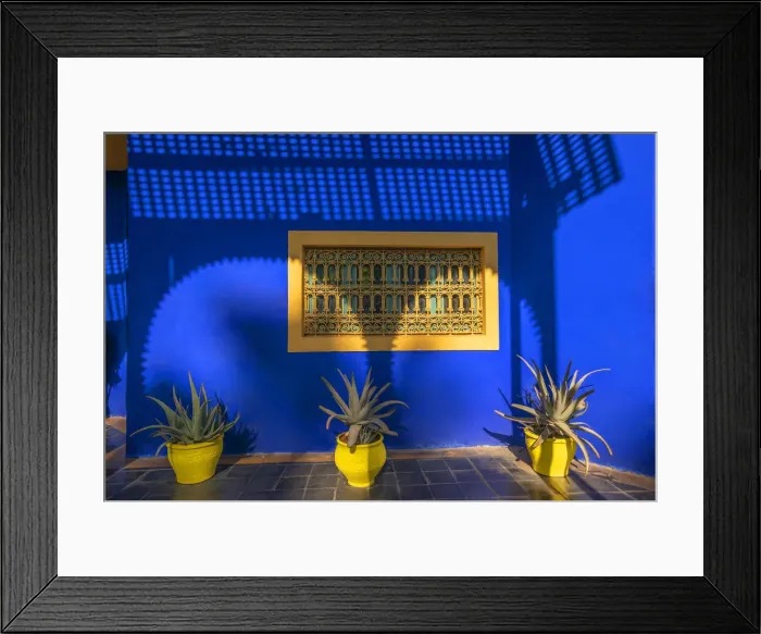 Framed Print : Majorelle Garden, Marrakech, Morocco Framed Print : Majorelle Garden, Marrakech, Morocco