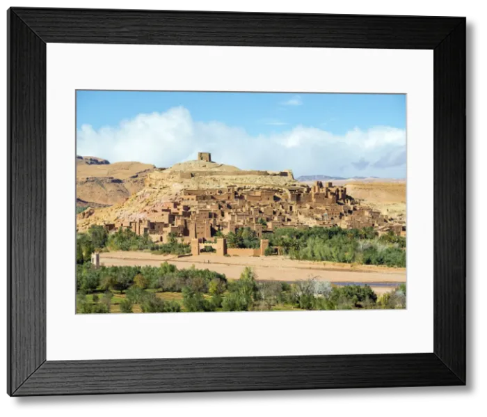 Framed Print : Morocco, Sous-Massa (Sous-Massa-Draa), Ouarzazate Province. Ksar of Ait Ben Haddou