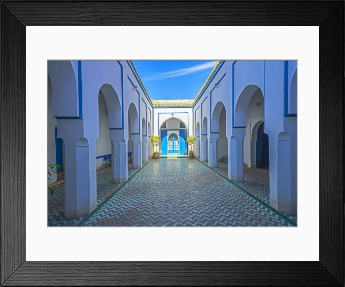 Framed Print : Bahia Palace, Marrakech, Morocco Framed Print : Bahia Palace, Marrakech, Morocco