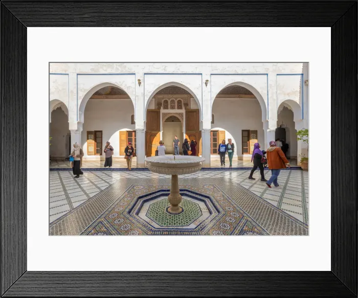 Framed Print : Bahia Palace, Marrakech, Morocco Framed Print : Bahia Palace, Marrakech, Morocco