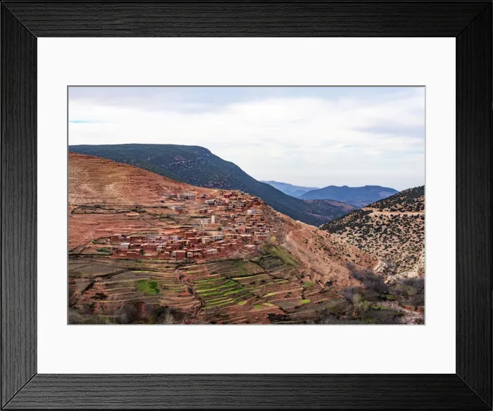 Framed Print : Berber village Sidi Fares, Province Al Haouz, High Atlas, Morocco Framed Print : Berber village Sidi Fares, Province Al Haouz, High Atlas, Morocco