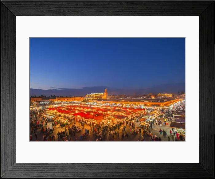 Framed Print : Jemaa el-Fnaa square, Marrakech, Morocco Framed Print : Jemaa el-Fnaa square, Marrakech, Morocco