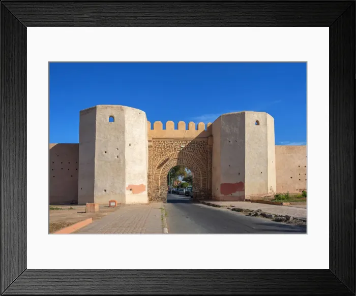 Framed Print : City gate Bab Doukkala, Marrakech, Morocco Framed Print : City gate Bab Doukkala, Marrakech, Morocco