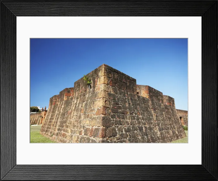 Framed Print : Walls of Maputo Fort, Maputo, Mozambique Framed Print : Walls of Maputo Fort, Maputo, Mozambique