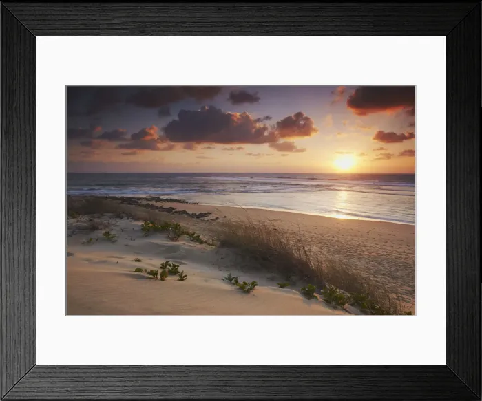 Framed Print : Sunrise on Tofo beach, Tofo, Inhambane, Mozambique Framed Print : Sunrise on Tofo beach, Tofo, Inhambane, Mozambique