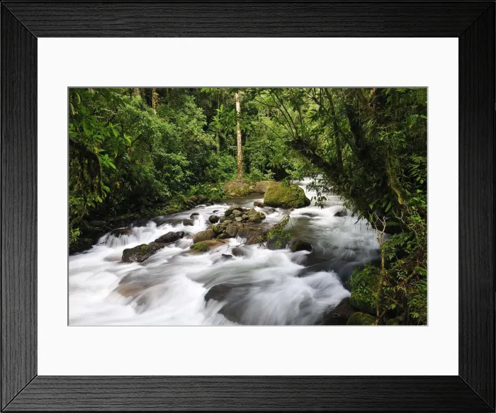 Framed Print : Caldera Creek in Boquete, Panama, Central America Framed Print : Caldera Creek in Boquete, Panama, Central America