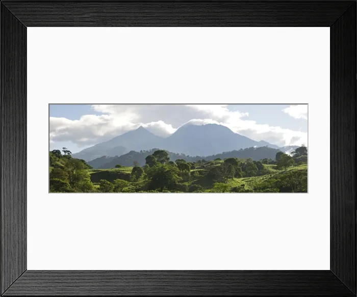 Framed Print : Volcan Baru rising about the forest, Panama, Central America Framed Print : Volcan Baru rising about the forest, Panama, Central America