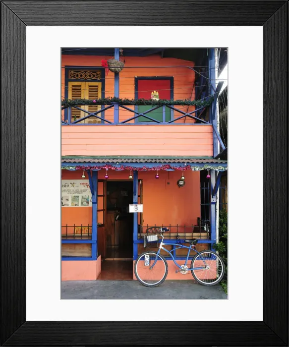 Framed Print : House at Bocas del Toro, Isla Colon, Panama, Central America Framed Print : House at Bocas del Toro, Isla Colon, Panama, Central America