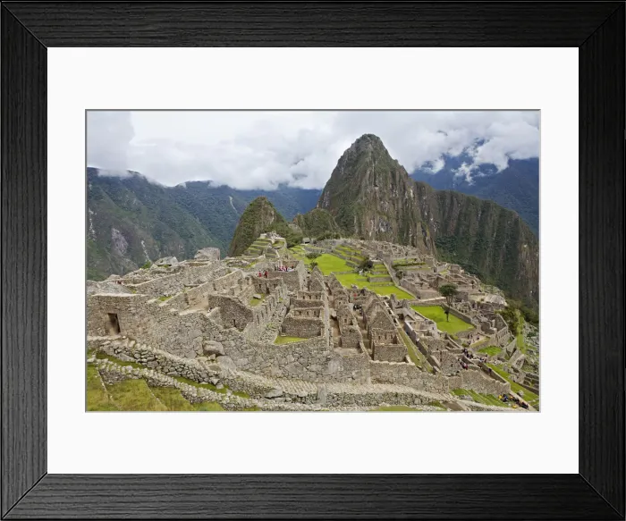 Framed Print : South America, Peru, Cusco, Machu Picchu