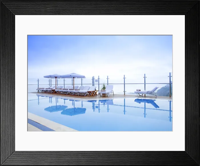 Framed Print : South America, Peru, Lima. The swimming pool at the Orient Express Miraflores Park Hotel Framed Print : South America, Peru, Lima. The swimming pool at the Orient Express Miraflores Park Hotel