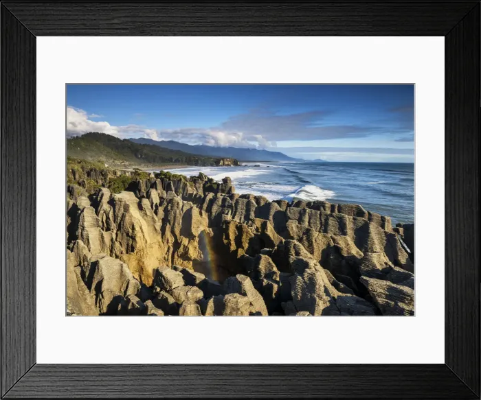 Framed Print : Punakaiki (Pancake Rocks), South Island, New Zealand Framed Print : Punakaiki (Pancake Rocks), South Island, New Zealand