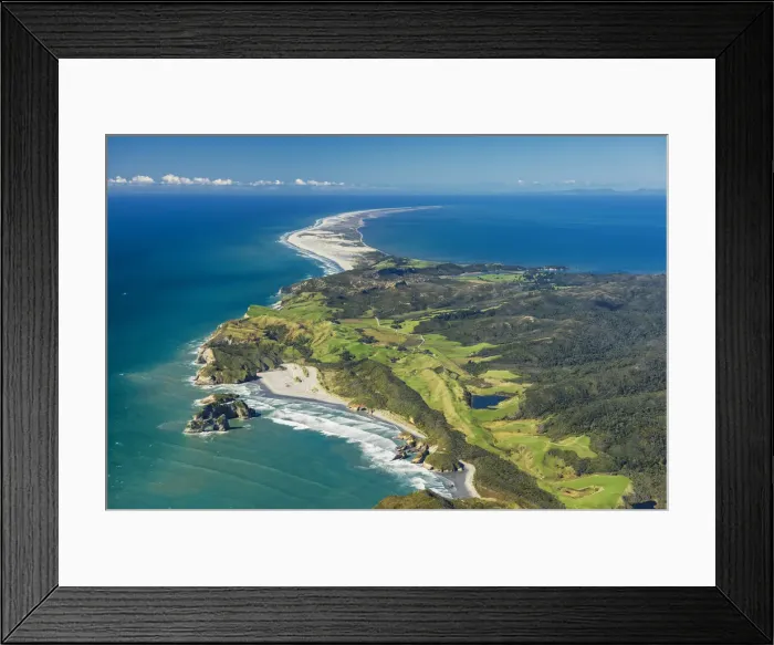 Framed Print : Aerial of Wharariki Beach & Farewell Spit, New Zealand Framed Print : Aerial of Wharariki Beach & Farewell Spit, New Zealand