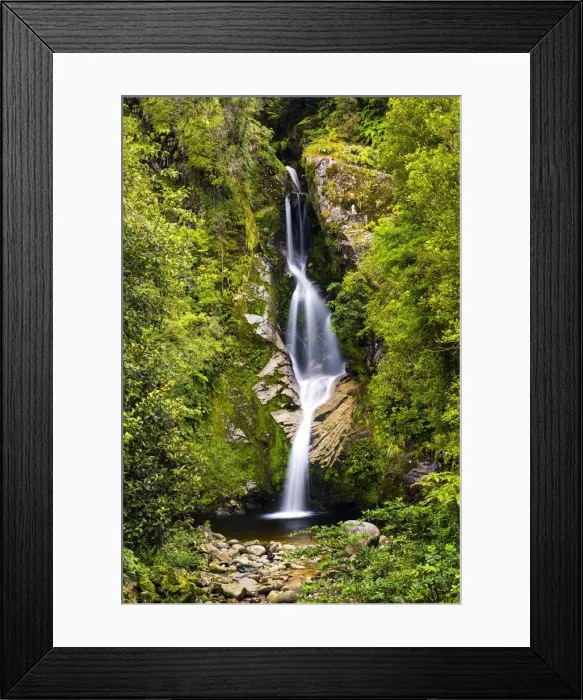 Framed Print : Dorothy Falls, near Hokitika, New Zealand