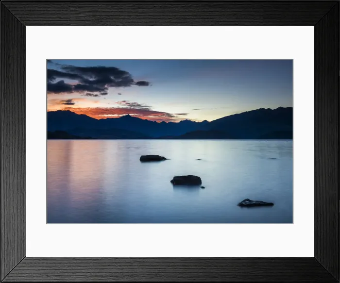 Framed Print : Lake Wanaka at Dusk, New Zealand Framed Print : Lake Wanaka at Dusk, New Zealand