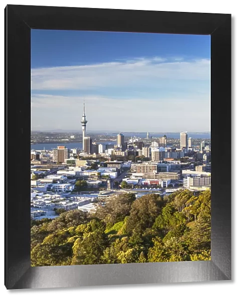 View of Auckland from Mount Eden, Auckland, North Island, New Zealand