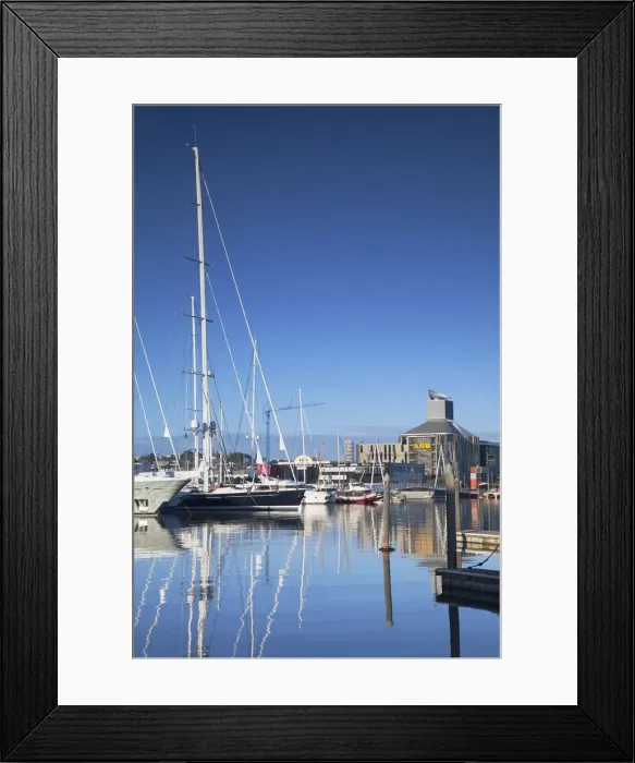 Framed Print : Yachts in Viaduct Harbour, Auckland, North Island, New Zealand Framed Print : Yachts in Viaduct Harbour, Auckland, North Island, New Zealand