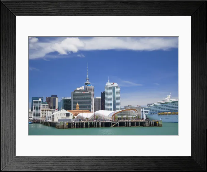 Framed Print : Waitemata Harbour and waterfront, Auckland, North Island, New Zealand Framed Print : Waitemata Harbour and waterfront, Auckland, North Island, New Zealand