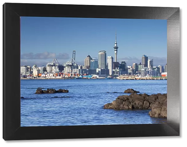 View of Auckland skyline, Auckland, North Island, New Zealand
