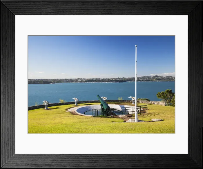 Framed Print : Disappearing gun, North Head Historic Reserve, Devonport, Auckland, North Island Framed Print : Disappearing gun, North Head Historic Reserve, Devonport, Auckland, North Island