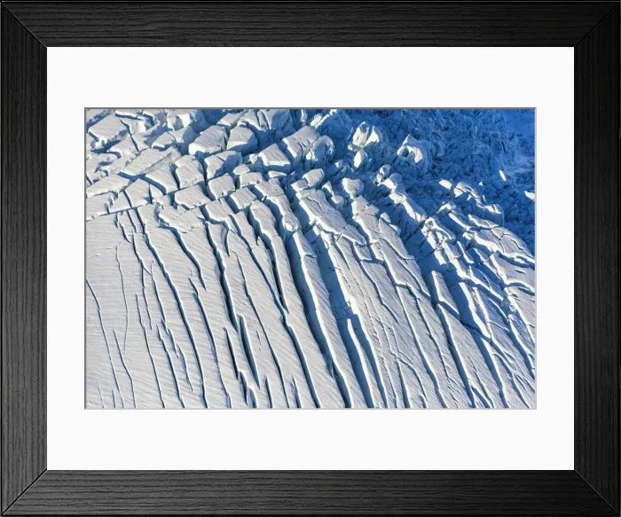 Framed Print : Fox Glacier Detail, New Zealand Framed Print : Fox Glacier Detail, New Zealand