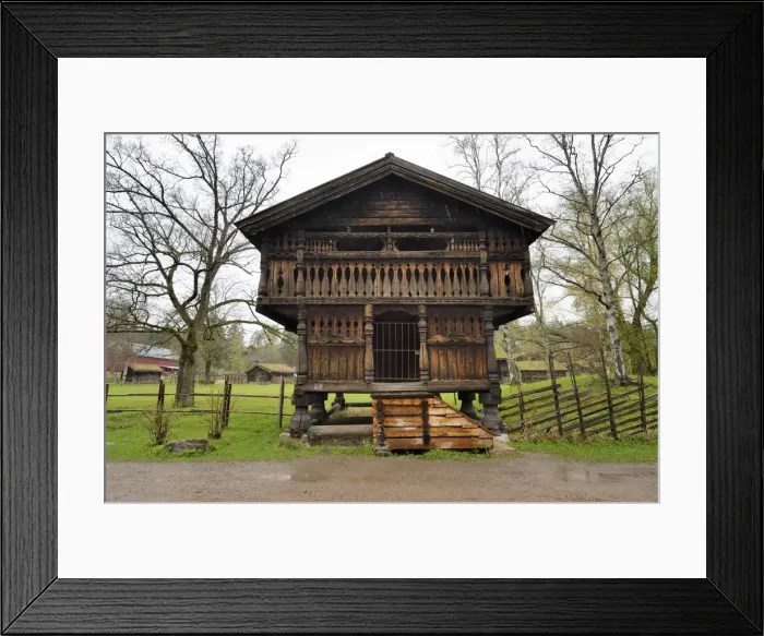 Framed Print : Traditional storehouse at the Norwegian Museum of Cultural History (Norsk Folkemuseum) Framed Print : Traditional storehouse at the Norwegian Museum of Cultural History (Norsk Folkemuseum)