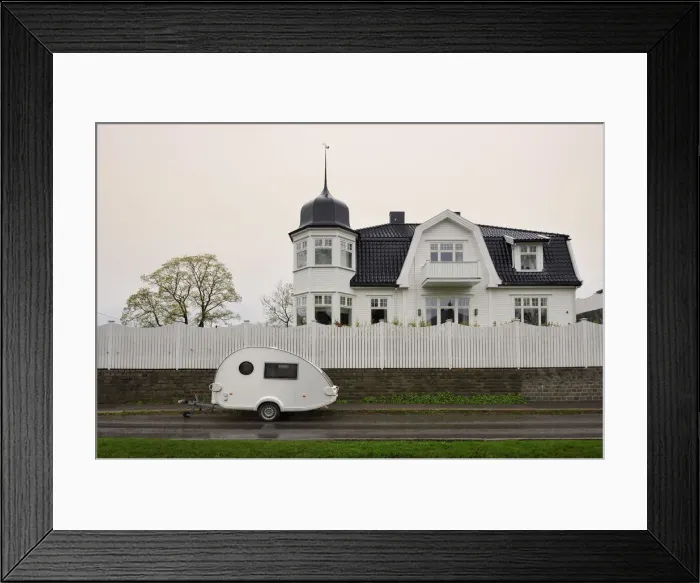 Framed Print : Old caravan at Bygdoy. Oslo, Norway Framed Print : Old caravan at Bygdoy. Oslo, Norway