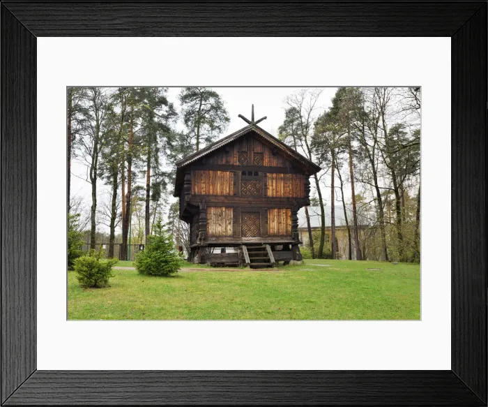 Framed Print : Traditional storehouse at the Norwegian Museum of Cultural History (Norsk Folkemuseum) Framed Print : Traditional storehouse at the Norwegian Museum of Cultural History (Norsk Folkemuseum)