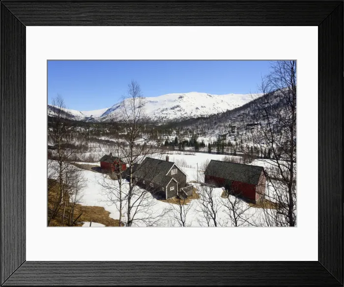 Framed Print : The snowy mountains at the Hardangervidda National Park. Norway Framed Print : The snowy mountains at the Hardangervidda National Park. Norway