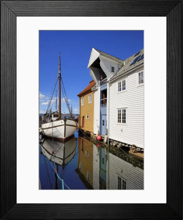 Framed Print : Traditional wharehouses of Sandviken, Bergen. Norway Framed Print : Traditional wharehouses of Sandviken, Bergen. Norway