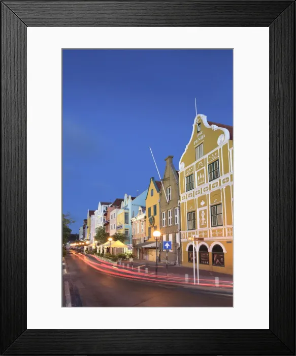 Framed Print : Caribbean, Netherland Antilles, Curacao, Willemstad (UNESCO World Heritage site), Punda Framed Print : Caribbean, Netherland Antilles, Curacao, Willemstad (UNESCO World Heritage site), Punda