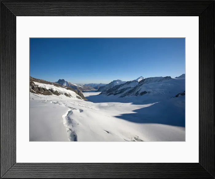 Framed Print : Aletsch Glacier, Jungfraujoch, Top of Europe, Grindelwald, Bernese Oberland, Highlands Framed Print : Aletsch Glacier, Jungfraujoch, Top of Europe, Grindelwald, Bernese Oberland, Highlands