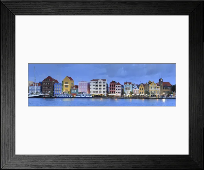 Framed Print : Caribbean, Netherland Antilles, Curacao, Willemstad (UNESCO World Heritage site), Punda