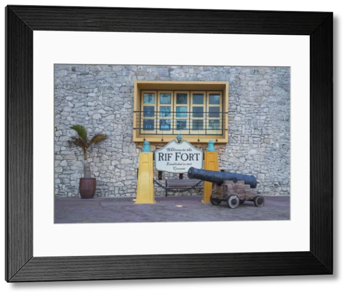 Framed Print : Curacao, Willemstad, Otrobanda, Rif Fort Framed Print : Curacao, Willemstad, Otrobanda, Rif Fort