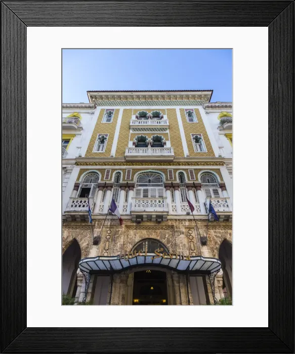 Framed Print : Hotel Sevilla, Prado, Havana, Cuba
