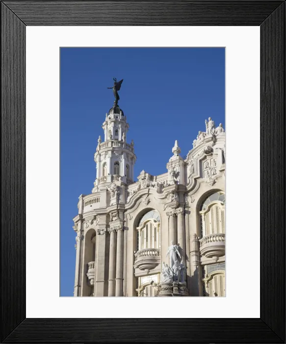 Framed Print : Gran Teatro de la Habana, Parque Central, Havana, Cuba Framed Print : Gran Teatro de la Habana, Parque Central, Havana, Cuba