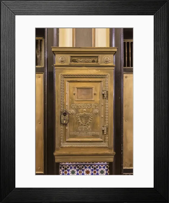 Framed Print : Old post box, The historic Hotel Nacional, Vedado, Havana, Cuba Framed Print : Old post box, The historic Hotel Nacional, Vedado, Havana, Cuba