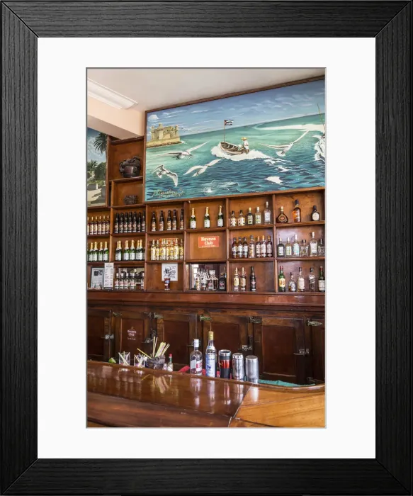 Framed Print : La Terraza de Cojimar, Cojimar, Playa del Este, Havana, Cuba Framed Print : La Terraza de Cojimar, Cojimar, Playa del Este, Havana, Cuba
