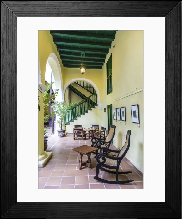 Framed Print : Colonial era building in Habana Vieja, Havana, Cuba Framed Print : Colonial era building in Habana Vieja, Havana, Cuba