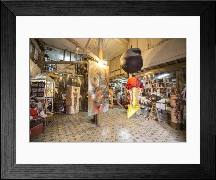 Framed Print : Artists studio and exhibition area, Habana Vieja, Havana, Cuba Framed Print : Artists studio and exhibition area, Habana Vieja, Havana, Cuba