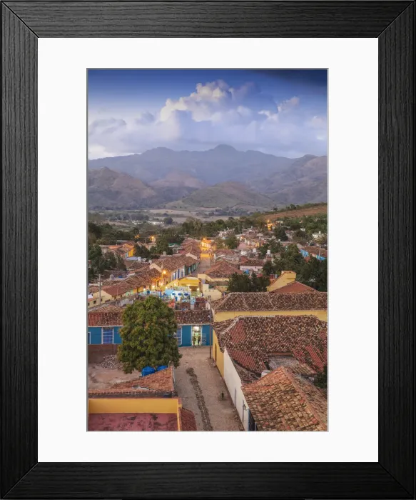 Framed Print : Cuba, Trinidad, View of Trinidad Framed Print : Cuba, Trinidad, View of Trinidad