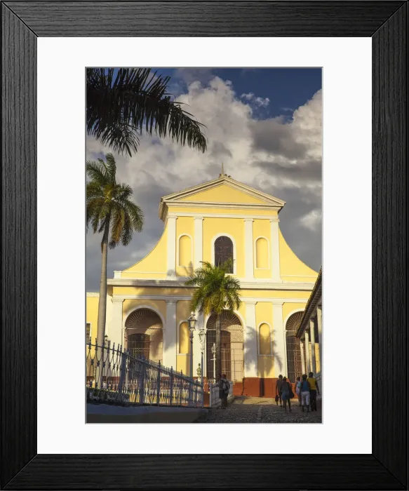 Framed Print : Cuba, Trinidad, Plaza Mayor, Iglesia Parroquial de la Santisima Trinidad - Church Framed Print : Cuba, Trinidad, Plaza Mayor, Iglesia Parroquial de la Santisima Trinidad - Church