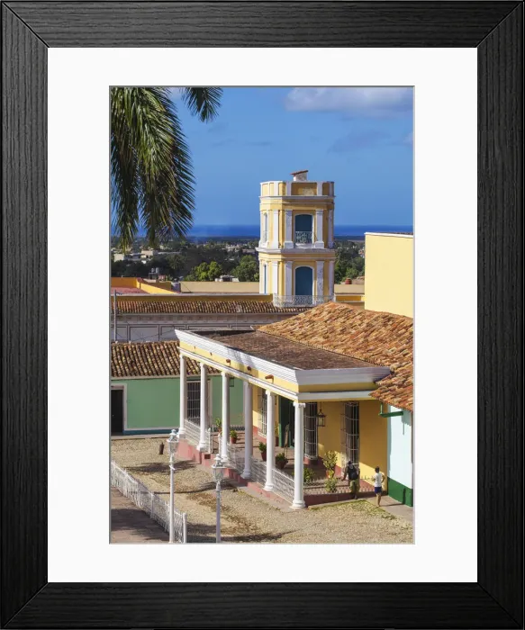 Framed Print : Cuba, Trinidad, Plaza Mayor, View of Museum de Arqueologaia - Museum of Guamuhaya Framed Print : Cuba, Trinidad, Plaza Mayor, View of Museum de Arqueologaia - Museum of Guamuhaya